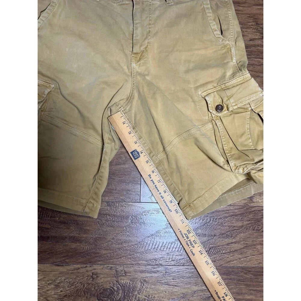 American Eagle Cargo Shorts Mens Brown/Tan Extreme Flex Classic Utility size 36